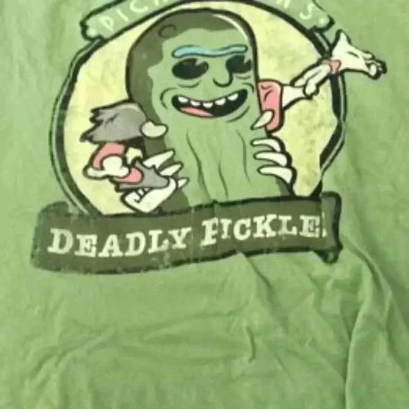 Pickle Rick's Deadly Pickle T Shirt - Picture 2 of 4